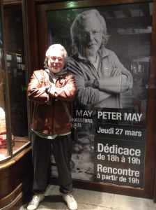 Peter May French bookstore