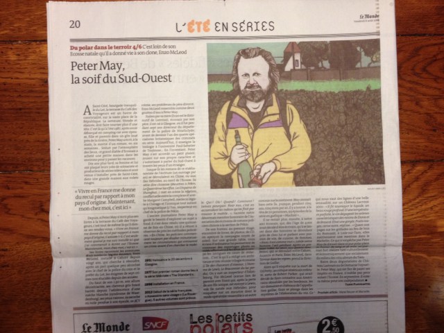 Peter May Le Monde