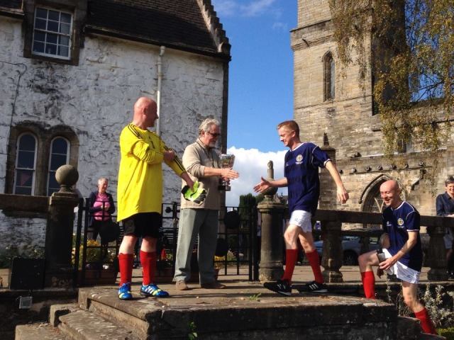 Peter May Bloody Scotland football game