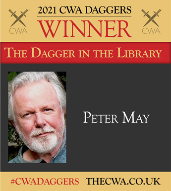 Peter May wins the Dagger in the Library 2021